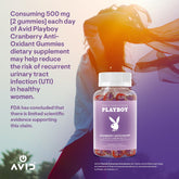 Playboy: Cranberry Antioxidant - 60 Gummies (30 Servings)